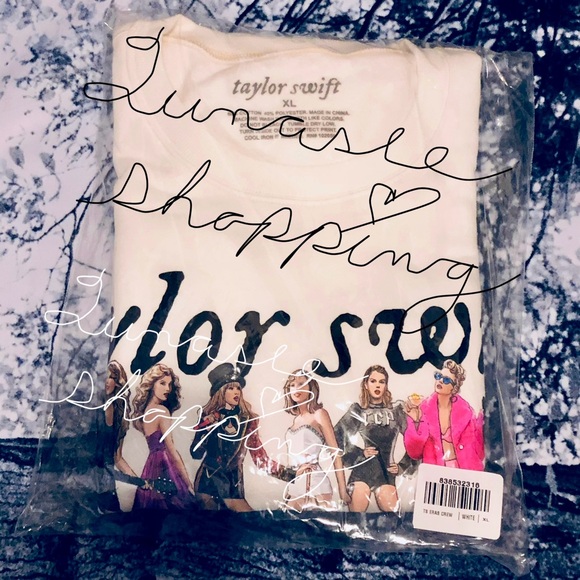 Taylor Swift Eras pullover w/ folklore & evermore NIB - Picture 2 of 5